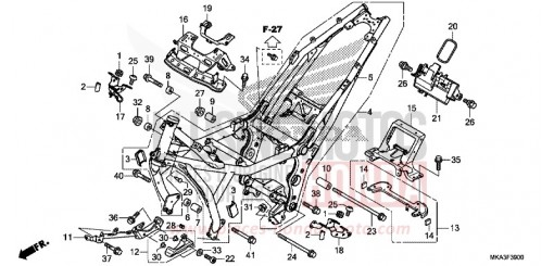 FRAME BODY NC750XAG de 2016